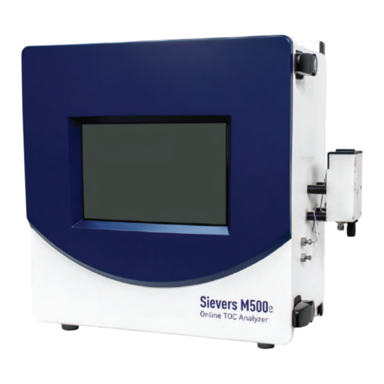 SUEZ Sievers M500e Manual De Operación Y Mantenimiento