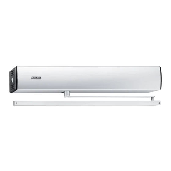 GEZE TSA 160 NT Instrucciones De Servicio Originales