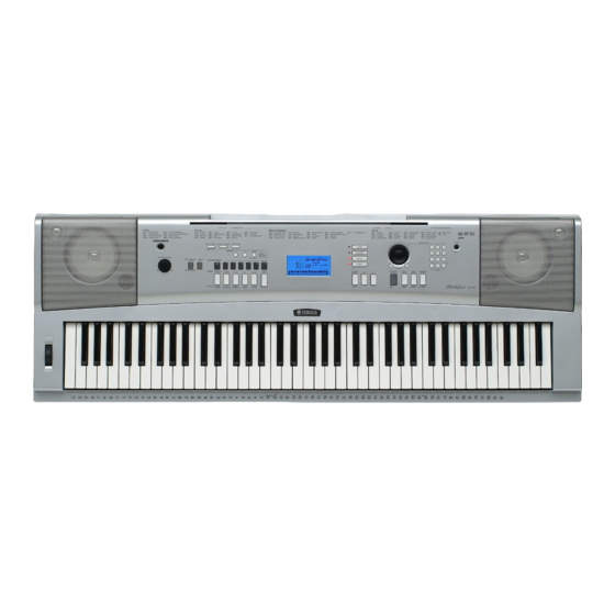 Yamaha Portable Grand DGX-230 Manuales