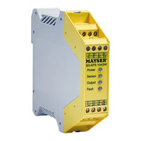 MAYSER SG-EFS 104/2W Manual De Instrucciones