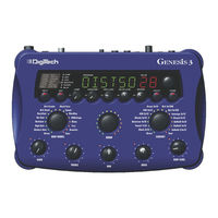 Digitech GENESIS 3 GeNetX Manual De Instrucciones