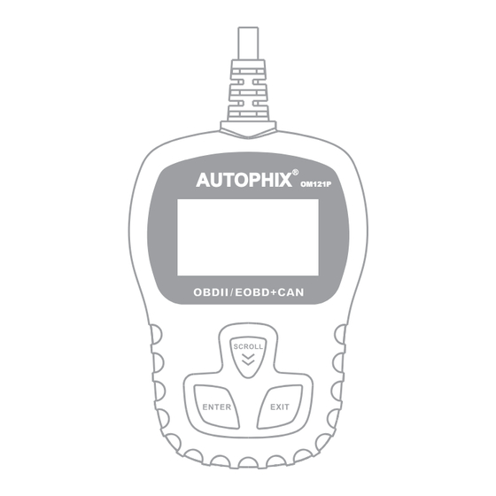 Autophix OM121P Manual De Instrucciones