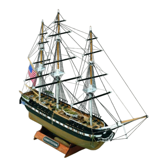 Model Space USS Constitution Manual De Instrucciones