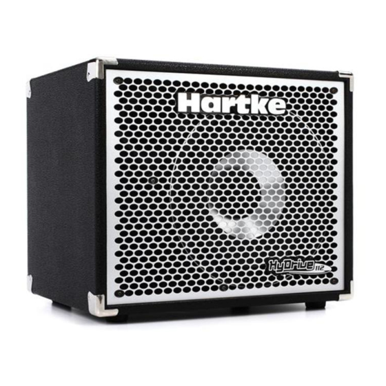 Hartke HyDrive HX112 Manuales