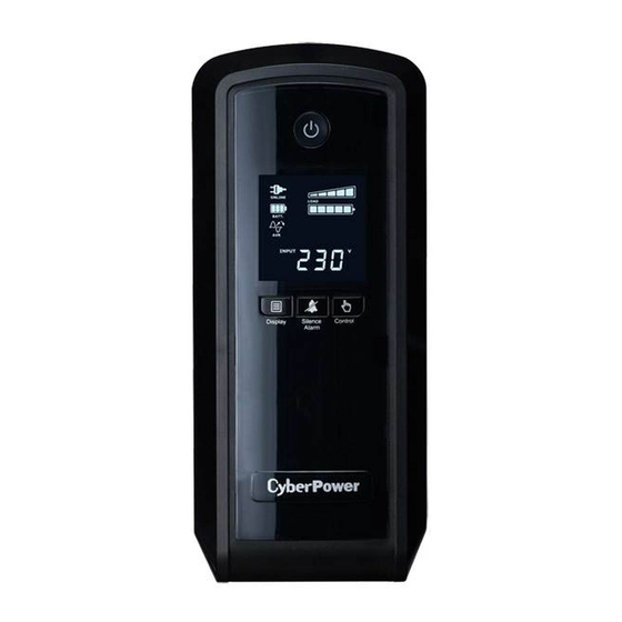 CyberPower CP900EPFCLCD Guia De Inicio Rapido