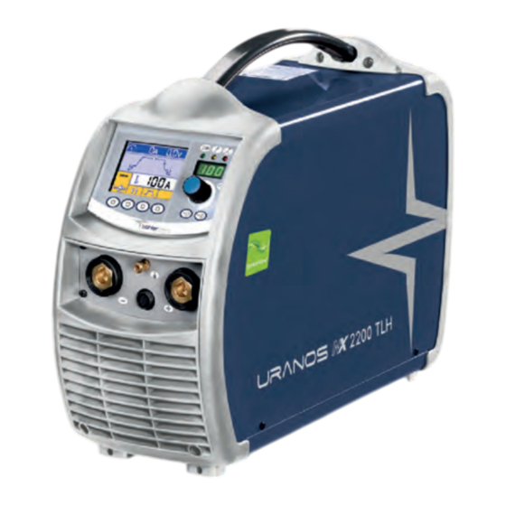 voestalpine bohler welding URANOS NX 2200 TLH Manual De Instrucciones