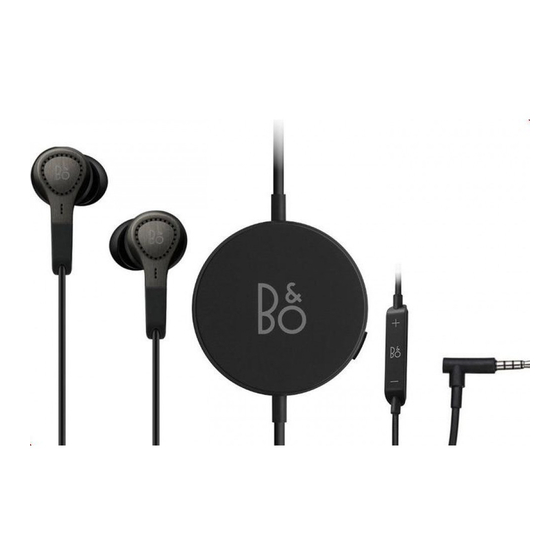 Bang & Olufsen BeoPlay H3 ANC Manual Del Usuario