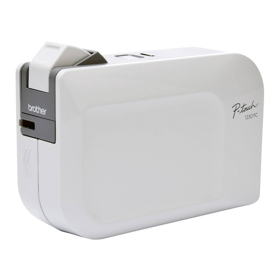 Brother P-Touch PT-1230PC Guia Del Usuario