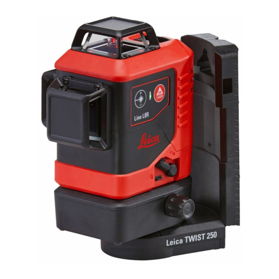 Leica Geosystems LINO L6R Manual De Instrucciones