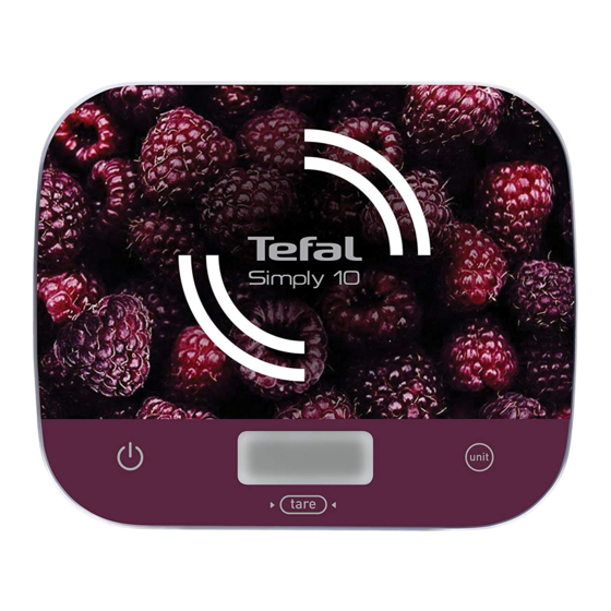 TEFAL Simply 10 Guia De Inicio Rapido