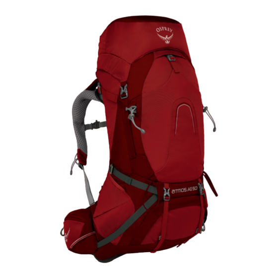 Osprey ATMOS Serie Manual Del Usuario