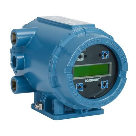 Emerson Rosemount 8732E Guía De Instalación Rápida