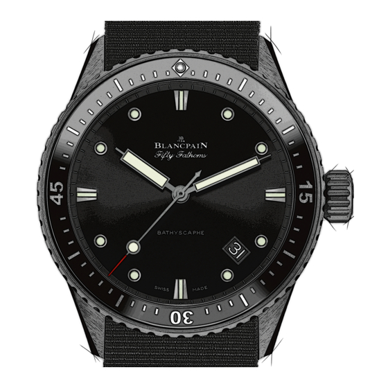 Blancpain Fifty Fathoms Manual Del Usuario