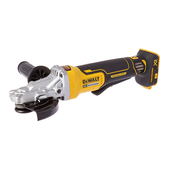 DeWalt DCG413F Manual De Instrucciones