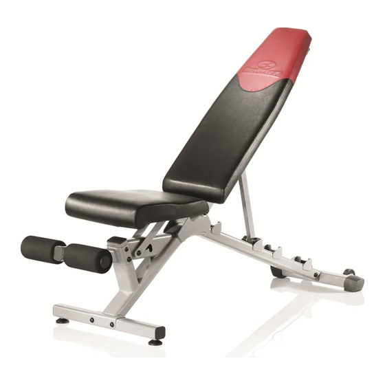 Bowflex Banco SelectTech 4.1 Manual De Ensamblaje