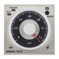 Omron H3CR-AP Manual De Instrucciones