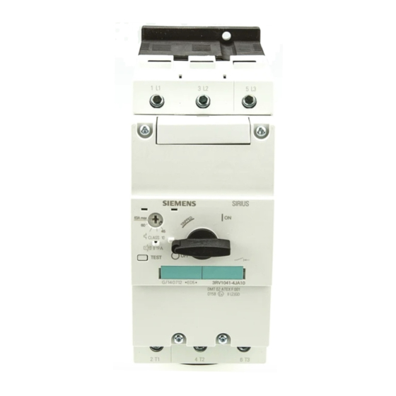 Siemens 3RV1976-0BA0 Instructivo