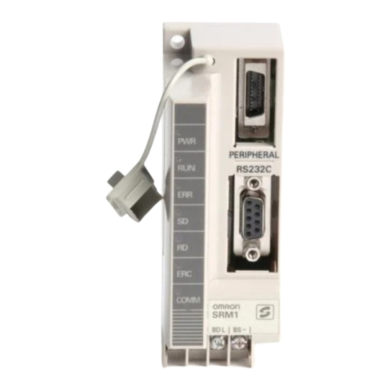 Omron SRM1-C01-V1 Manual De Instrucciones