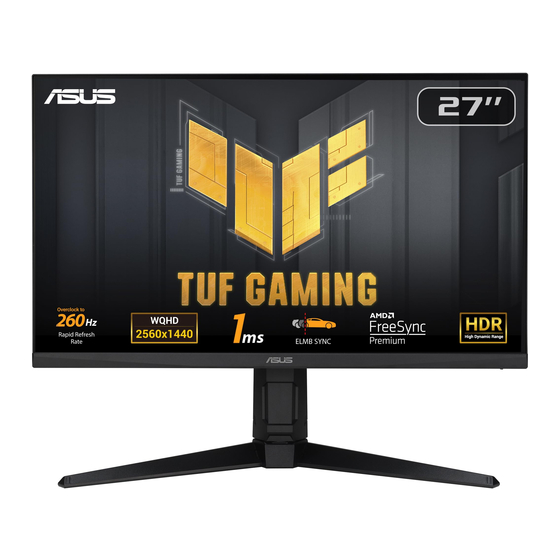Asus VG27AQML1A Serie Guia Del Usuario