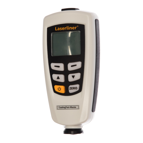 LaserLiner CoatingTest-Master Manual Del Usuario