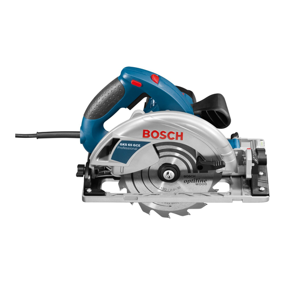 Bosch GKS Professional 65 CE Manual Original