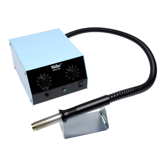 Weller WHA 900 Manual De Uso