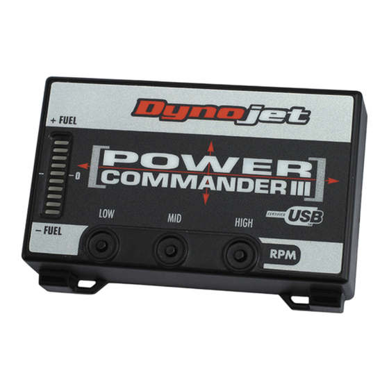 Dynojet POWER COMMANDER III Instrucciones De Montaje