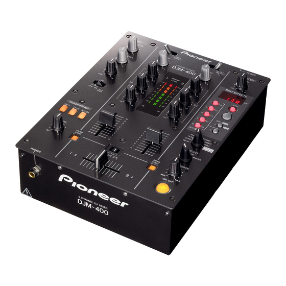 Pioneer DJM-400 Manual De Instrucciones