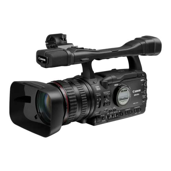 Canon XH G1 Manual De Instrucciones