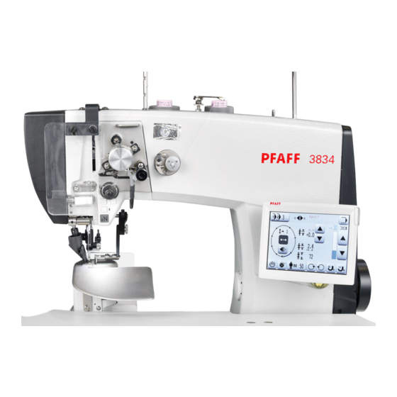 Pfaff Industrial 3834-14/11 Manual De Instrucciones