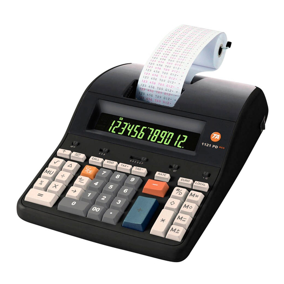 Olivetti TA 1121 PD Eco Instrucciones De Uso