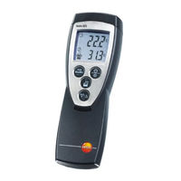 testo 922 Manual De Instrucciones