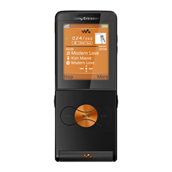 Sony Ericsson W250a Manuales