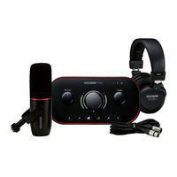 Focusrite vocaster two studio Guia Del Usuario