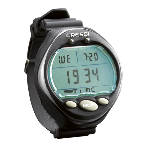 Cressi Archimede II Manual De Instrucciones