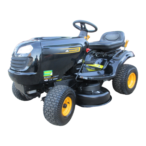 McCulloch M13597 Manual De Las Instrucciones