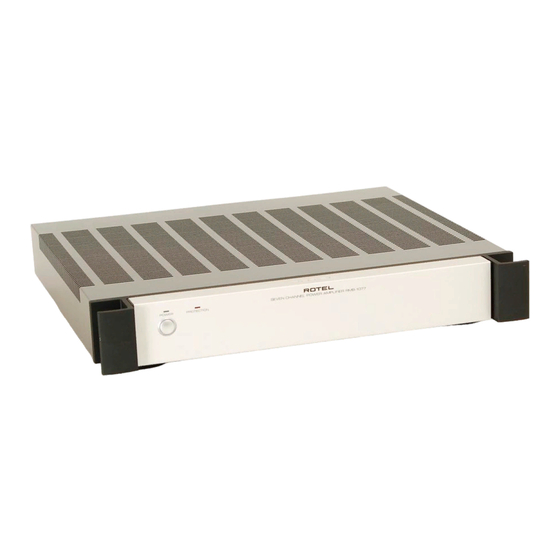 Rotel RMB-1077 Manual De Instrucciones