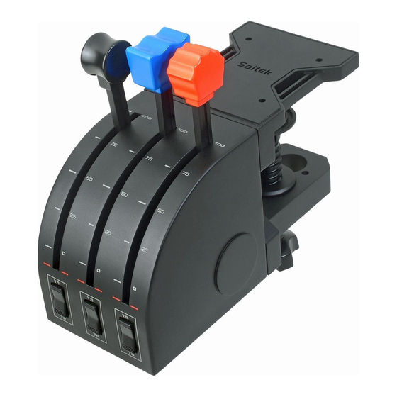 Saitek Pro Flight Throttle Quadrant Manual Del Usuario