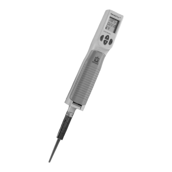 BRAND HandyStep electronic Instrucciones De Calibrado