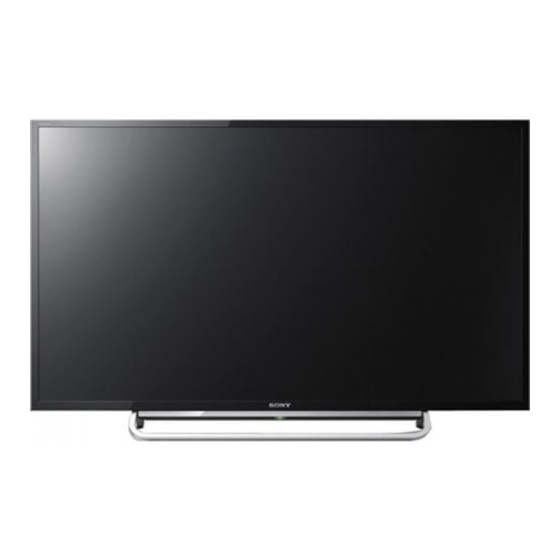 Sony BRAVIA KDL-60W607B Manual De Instrucciones