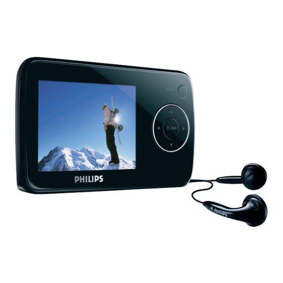 Philips GoGear SA3314 Manual De Instrucciones