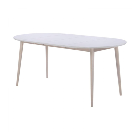 BUT MALENA EXTENSION DINING TABLE Instrucciones De Montaje