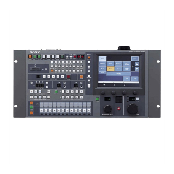 Sony MSU-900 Manual De Instrucciones