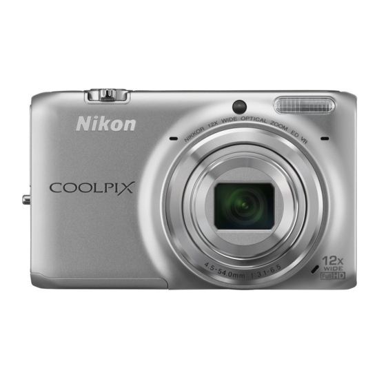 Nikon COOLPIX S6500 Manuales