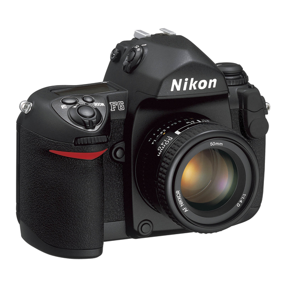 Nikon F6 Manual De Instrucciones