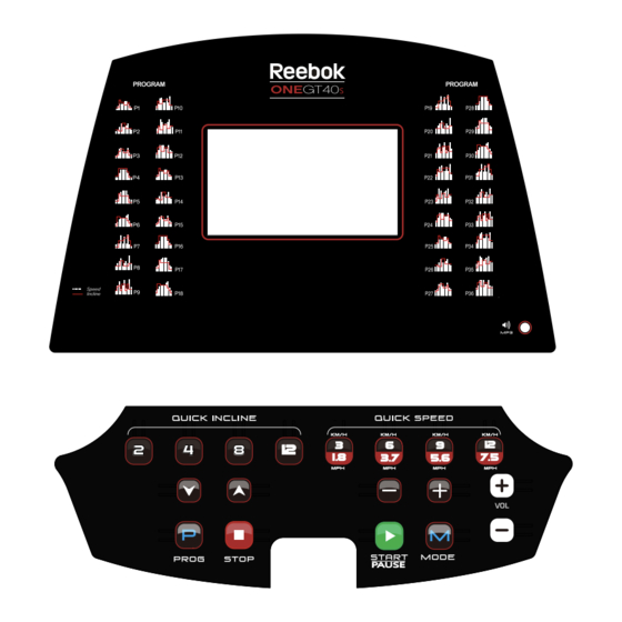 Reebok ONE Serie Manual Del Usuario