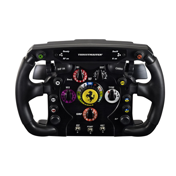 Thrustmaster Ferrari F1 Wheel Add-on Manuales