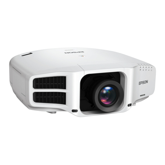 Epson Pro G7000W Guía De Referencia Rápida