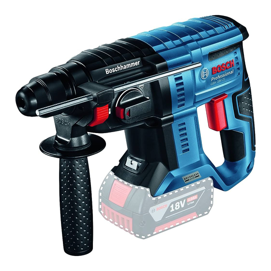 Bosch GBH18V-21 Instrucciones De Funcionamiento Y Seguridad