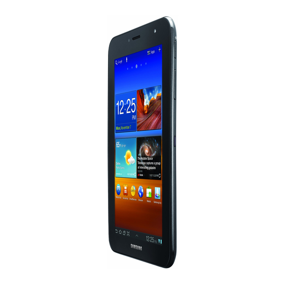Samsung GALAXY Tab 2 7.0 Plus Manual Del Usuario